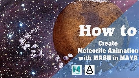 How To Create Meteorite Animation With MASH in MAYA