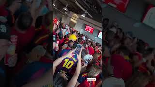 Spain Fans Celebrate Following Win Over France