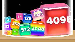 Jelly Cubes 2048 - Jelly Cube Merge (Puzzle Game) Jelly Merge 3D, Cubes 2048, Mega Cube Merge Game screenshot 4