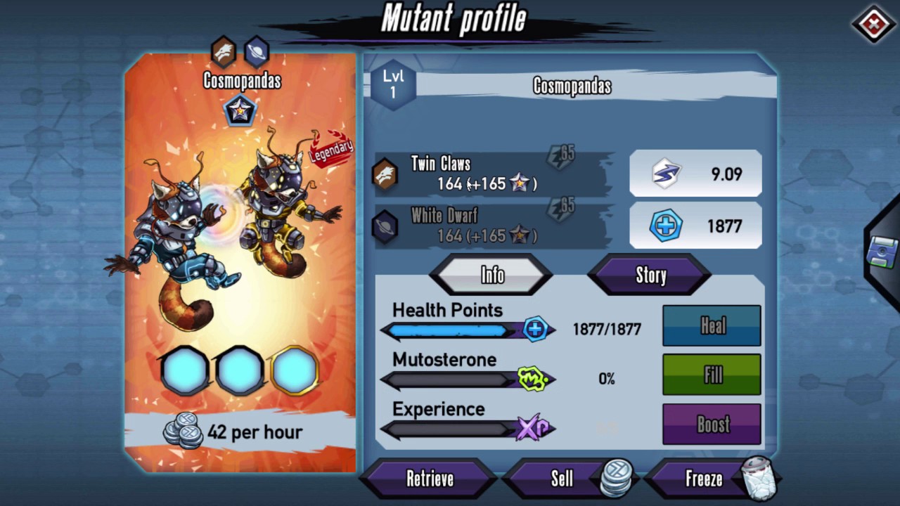 Mutants Genetic Gladiators (Platinum Cosmopandas) - YouTube