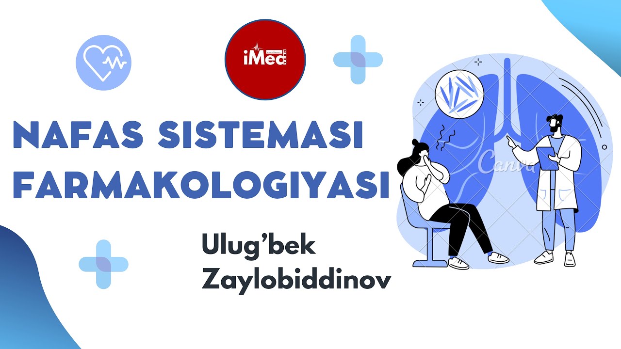 Nafas sistemasi farmakologiyasi (to’liq) | #imed #imedteam #farmakologiya