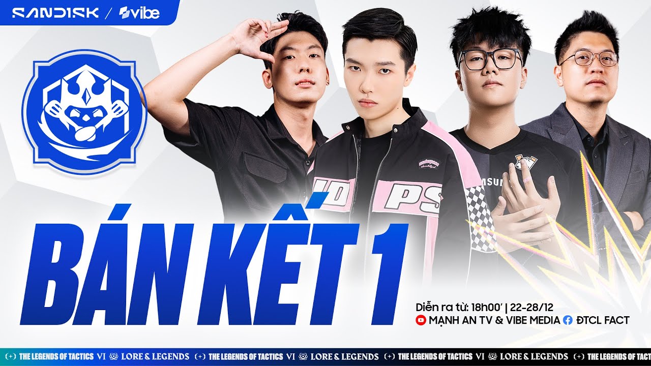 🔴BÁN KẾT 1 | TFT THE LEGENDS OF TACTICS VI - LORE & LEGENDS