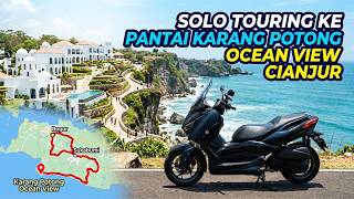 Solo Touring Ke Pantai Karang Potong Ocean View - Cianjur Selatan #solotouring #xmax #karangpotong