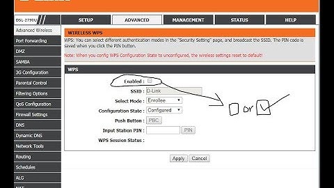 DISABLE OR ENABLE WPS IN D-LINK DSL 2790U WiFi N300 Wireless Router [FAST METHOD ]