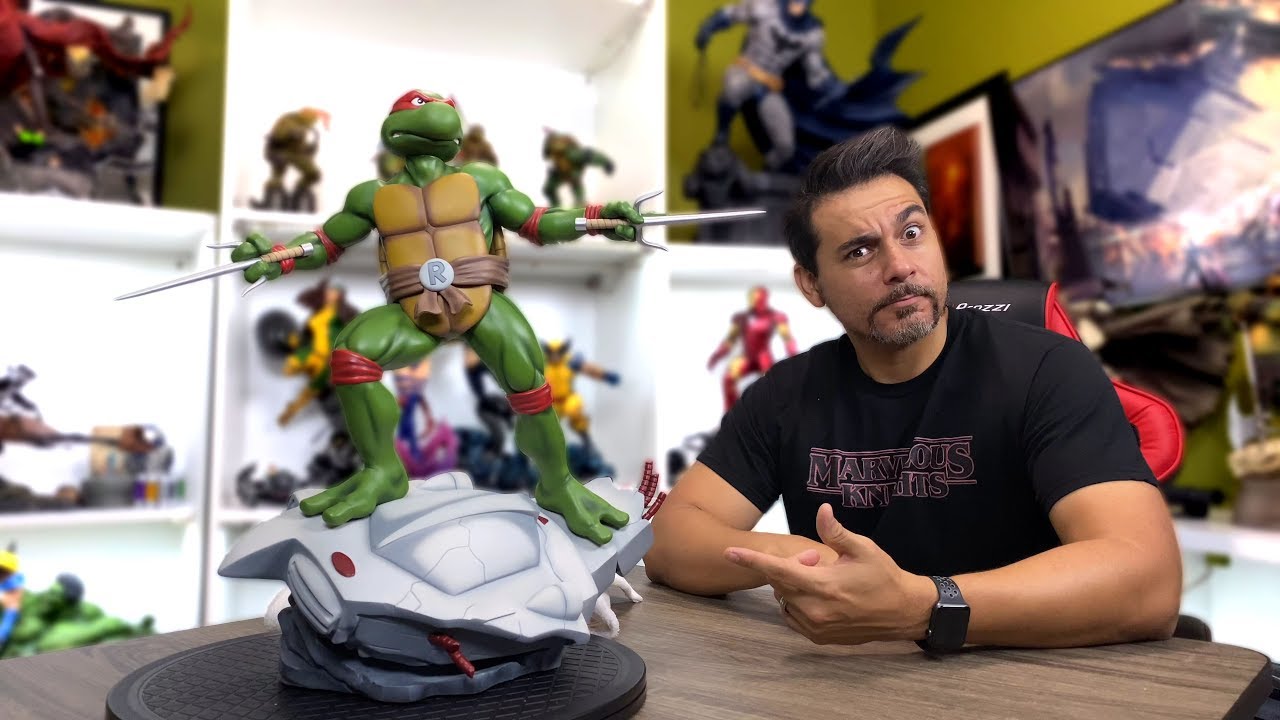 Unboxing PCS Collectibles Raphael Statue Teenage Mutant Ninja Turtles TMNT 1987 Series