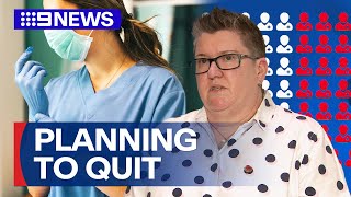 Nearly half of Queensland nurses and midwives could quit, says new poll | 9 News Australia