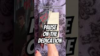 A book dedication made for you #books #dracula #vampire #buffy #vampirediaries #booktube #authortube
