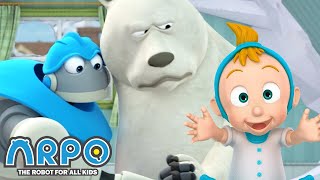 Arpo the Robot | FROZEN AGE +MORE FULL EPISODES | Compilation | Funny Cartoons for Kids