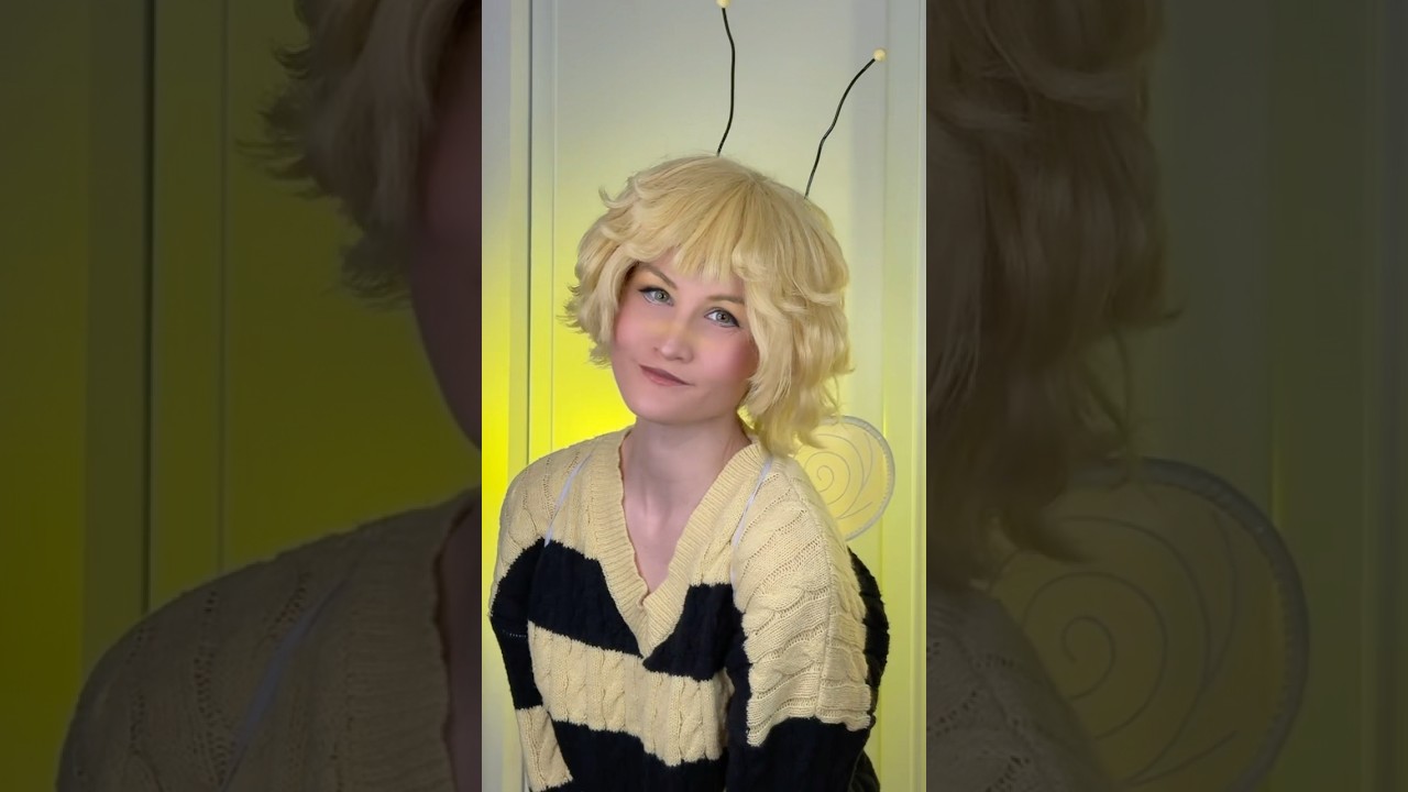 I'm sticking with yellow for my Maya the Bee cosplay 🐝💛 #cosplay #maya