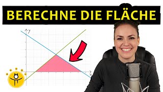 Wie groß ist die Fläche? - Dreieck lineare Funktionen