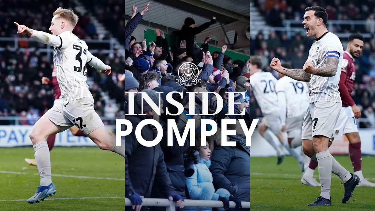 VICTORY ON THE ROAD 🤩 | Northampton (A) | Inside Pompey