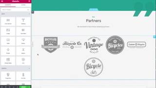 Adding Modern Partners Widget Using Elementor - RealHomes WordPress Real Estate Theme