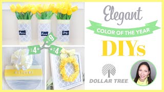 Yellow And Grey Home Decor Ideas | Pantone Color Of The Year