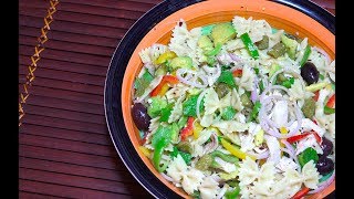 ? Chicken Avocado Pasta Salad - Chicken avocado Salad - Easy Salad Recipes