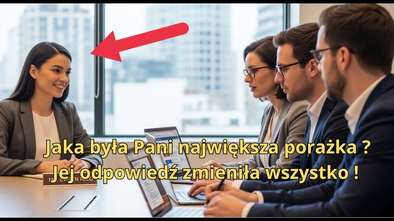 Jaka była pani największa porażka? Jej odpowiedź podczas rozmowy rekrutacyjnej  zmieniła wszystko !