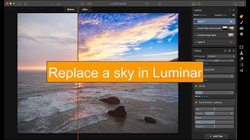 Replace a sky in Luminar