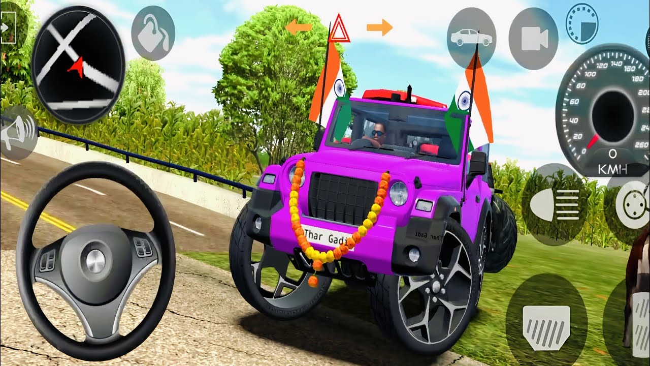 Modified Mahindra Thar Car Games: Indian Cars (Gadi Wala Game) - Car Game Android Gameplay 2026