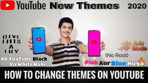 YouTube Colour Themes with 