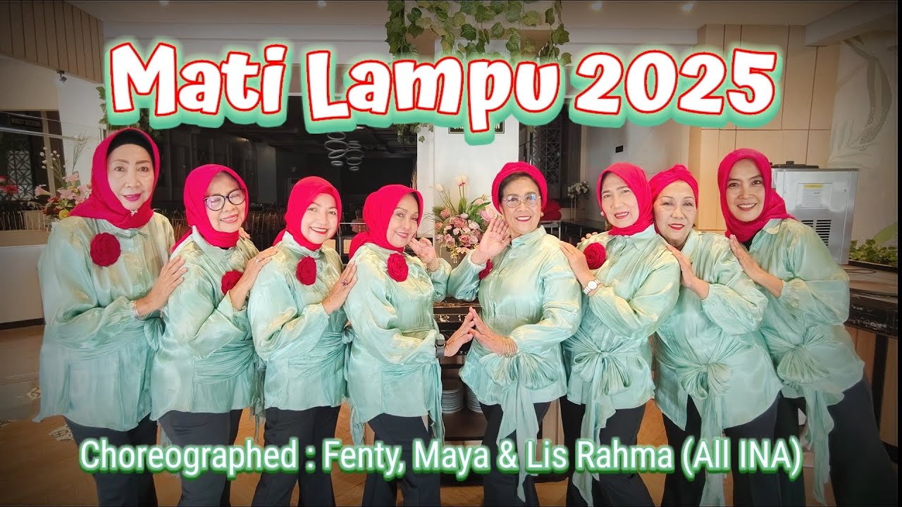 MATI LAMPU 2025 - Line Dance || Fenty, Maya, Lis Rahma || Beginner || Demo : FMLD