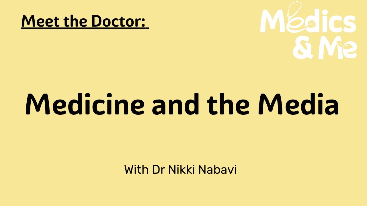 Meet the doctor: Medicine & the Media, Health Journalism