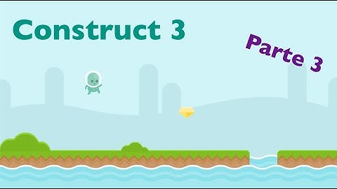 Tutorial Construct 3 - Jogo plataforma PARTE 3 - Tela de game over e botão jogar novamente