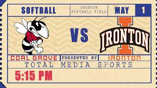 Softball: Ironton Fighting Tigers VS Coal Grove Hornets