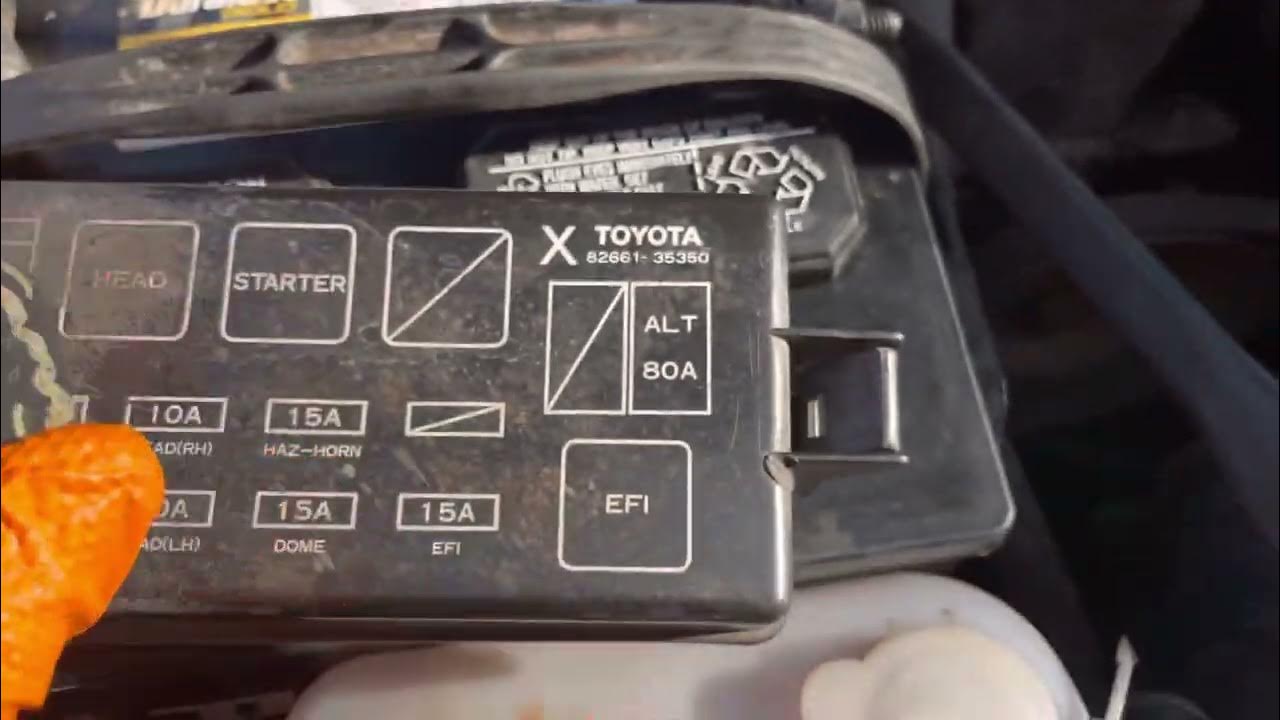 Toyota 4Runner The 2 Fuel Pump EFI and OPEN CIRCUIT RELAYS🤔 - YouTube