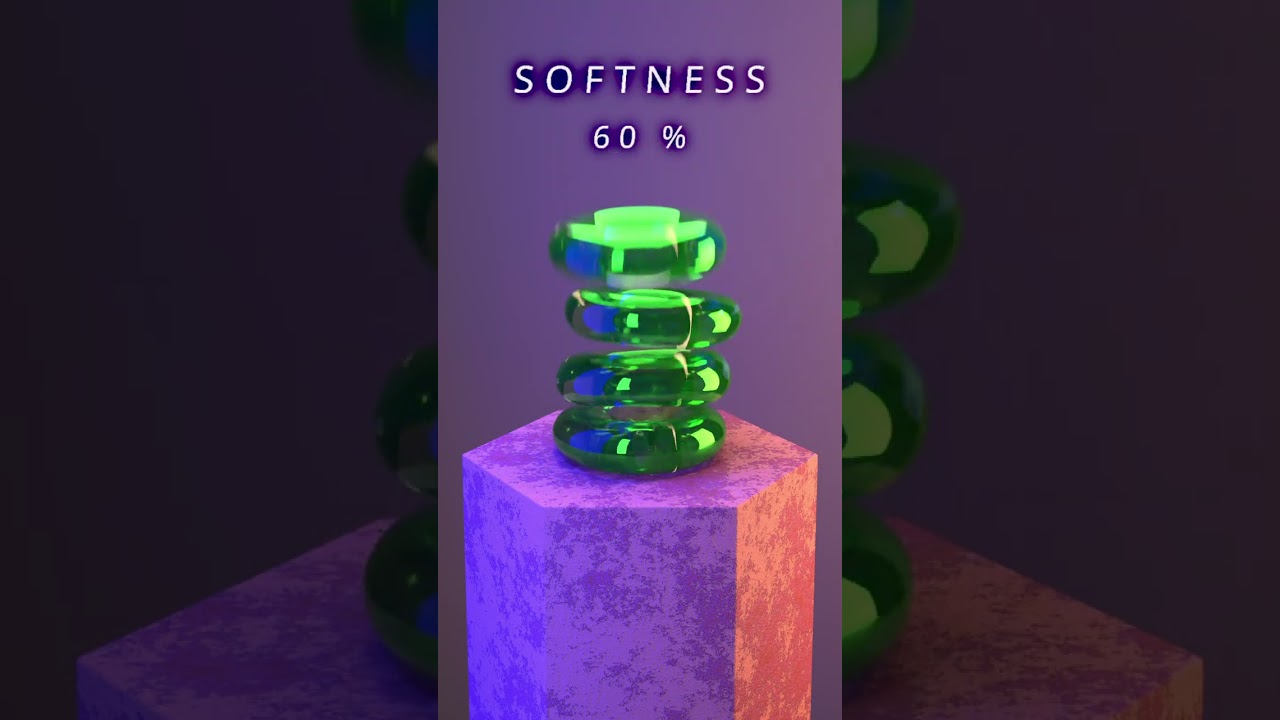 0% to 100% piston machine & Torus 3D Soft Body Simulation in houdini