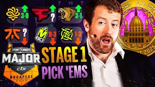 Starladder Budapest Major Stage 1 Pick 'Ems - Thorin's Thoughts - CS2