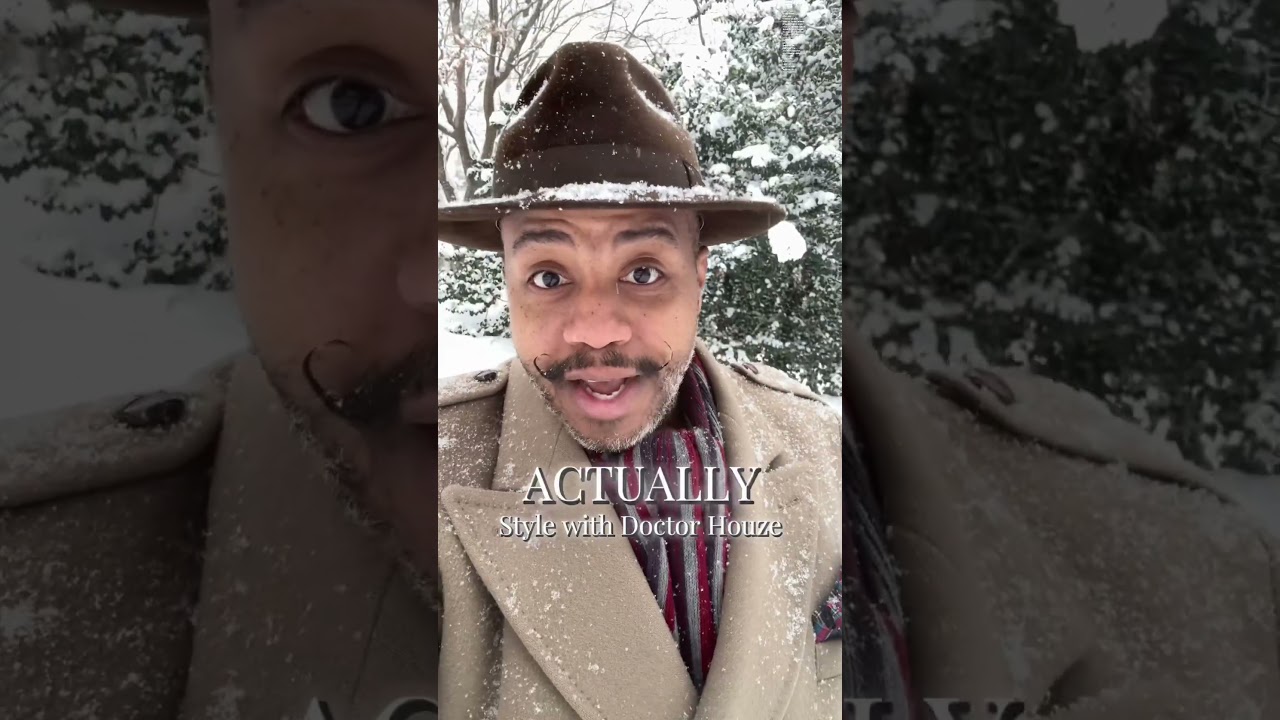 ❄️🎩  Style with Doctor Houze: Snow Day in Winston-Salem