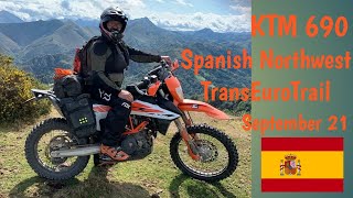 KTM 690 on the Spanish Northwestern Trans Euro Trail