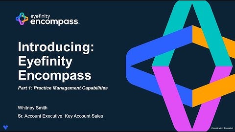 Streamline Your Optometry Practice Workflow with Eyefinity Encompass | Practice Management Demo