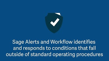 Sage Alerts and Workflow Introduction