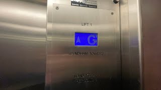 Slow & Tiny! Old OTIS mod ? Traction Lifts/Elevators @ 38 Wyndham Street Auckland
