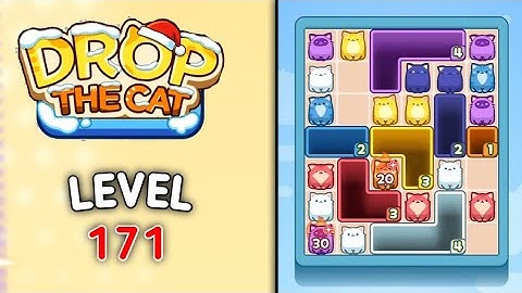 Drop the cat level 171 walkthrough solution gameplay
