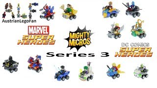 All Lego Super Heroes Mighty Micros Series 3 - 2018 - Lego Speed Build Review