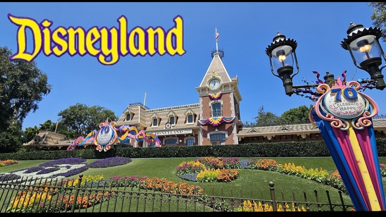 Disneyland Relaxing Fun Day Rides Shows #livestream Merch Monday