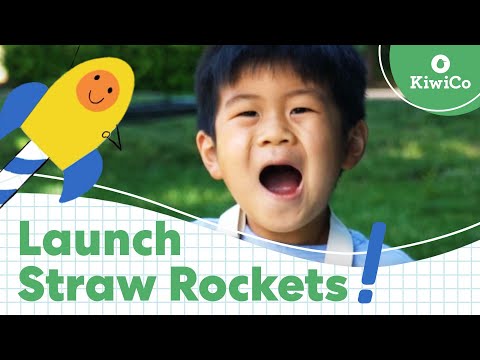 How to Make Straw Rockets | Exploration Station | KiwiCo