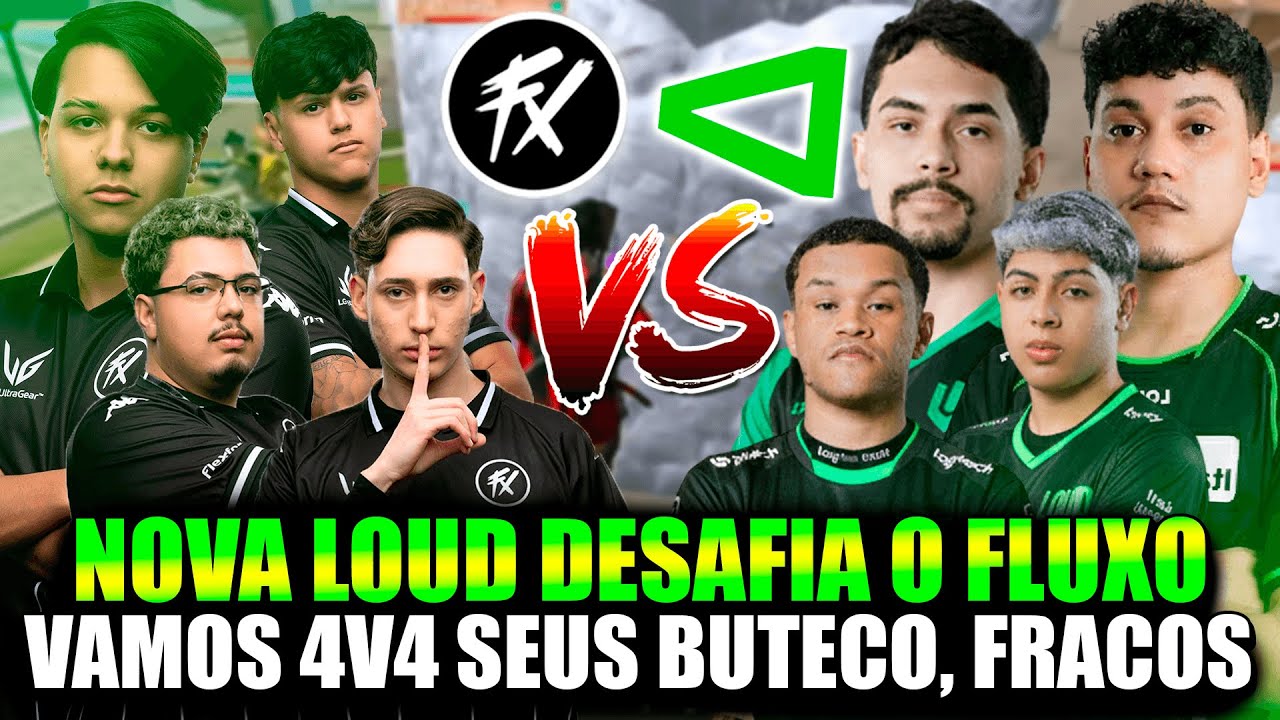 INSANO! LOUD x FLUXO em um 4v4 APOSTADO