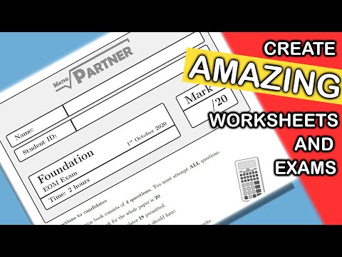 Create Amazing Worksheets and Exams (Video 4: Reformatting question numbers)