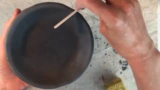 Soft slabs plate/dish part 2: cleaning up & surface options