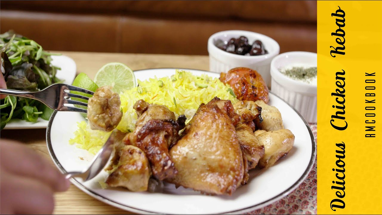 Easy Chicken Kebab With Easy Marinade Mix Recipe Iranian Joojeh Kebab