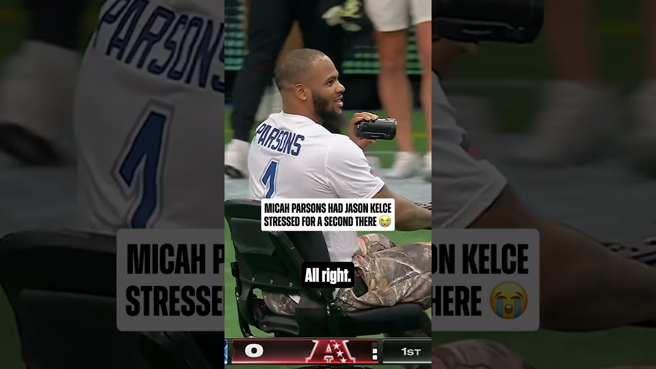 Micah Parsons is in on all the action tonight 😂