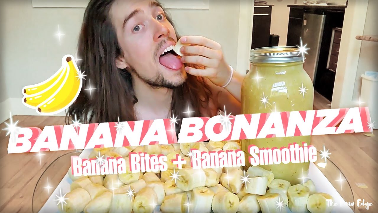 BANANA BONANZA | chill raw vegan mukbang (eating show)