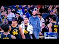 CURRY is having FUN after D Lee 3pt shot ! Warriors came back after  being down by 17