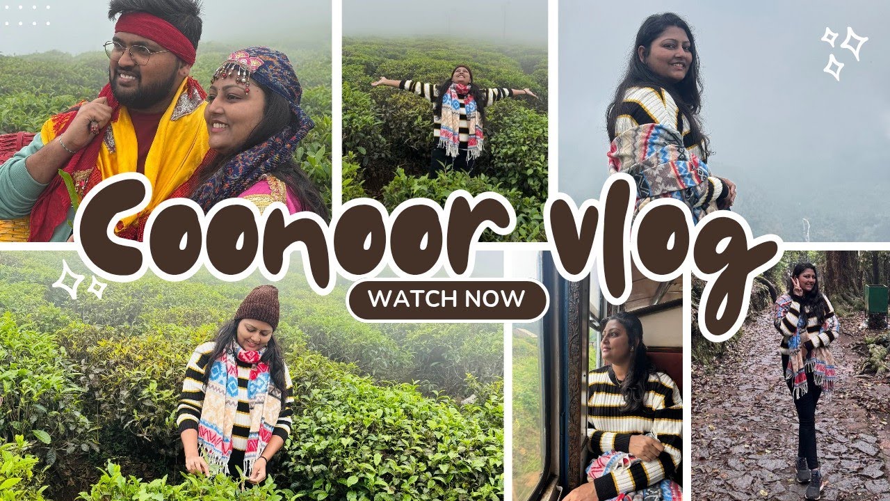 Fog లో Coonoor Beauty🤗 Day-3 vlog || Toy Train, Tea Plantations ఇంకా చాలా..! 