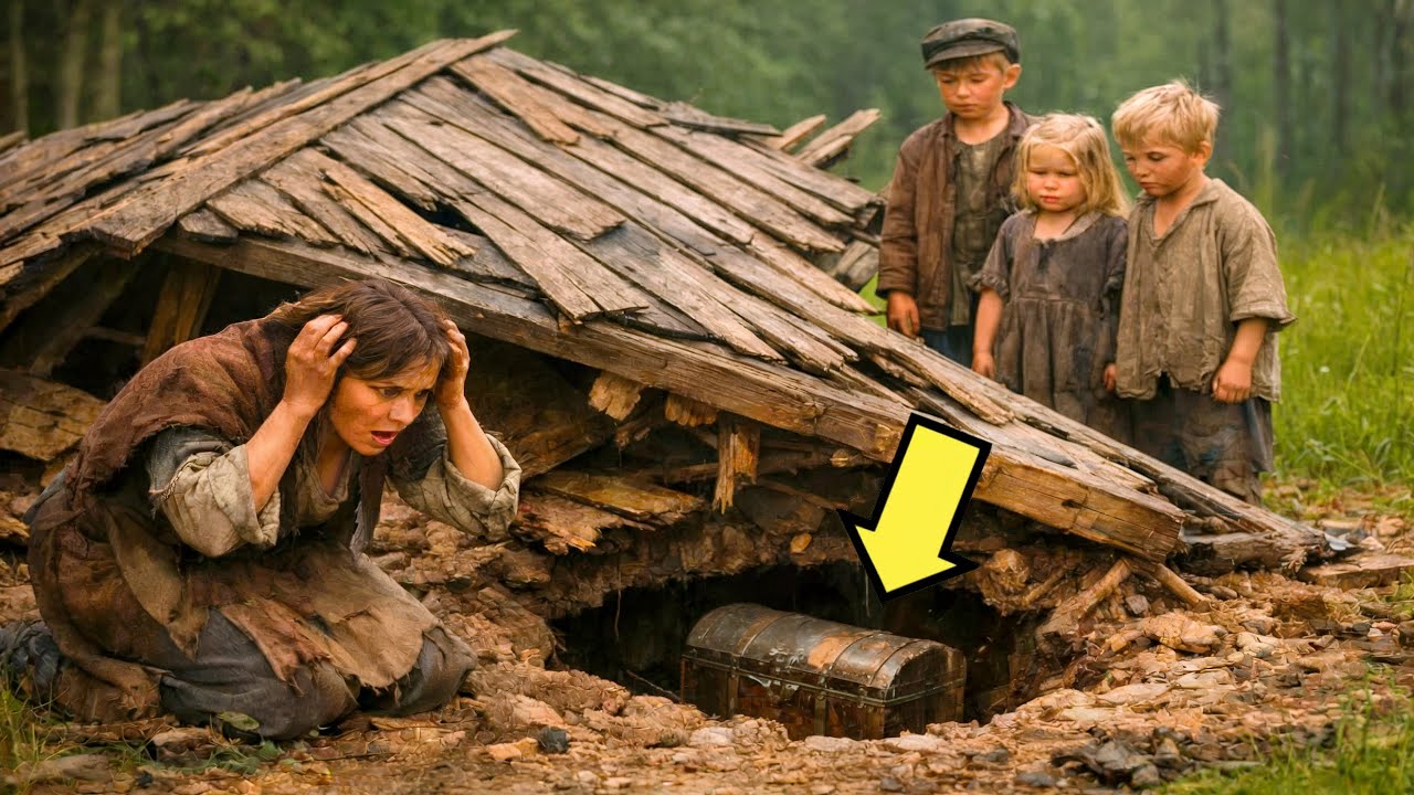 LA CASA DE LA VIUDA SE CAYÓ CON EL VIENTO… PERO ESO REVELÓ UN TESORO ESCONDIDO