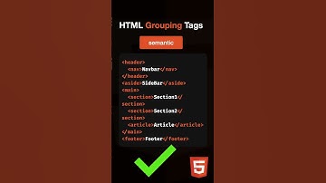 HTML Semantic VS Non-Semantic Tags  | HTML Tutorial for Beginners #html