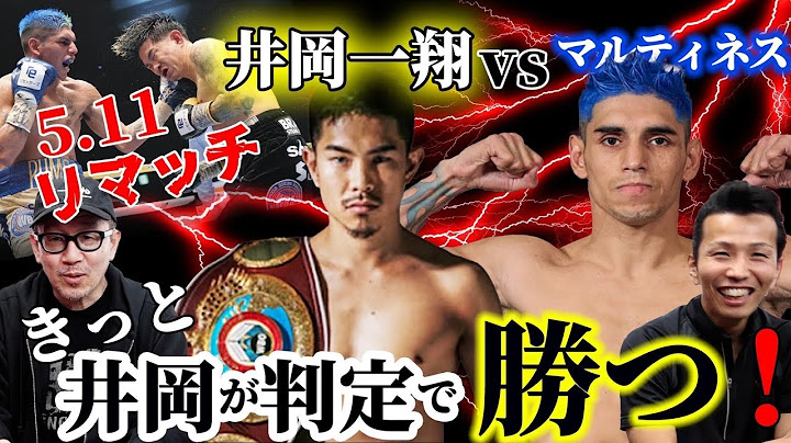 【WBA世界Sフライ級タイトルマッチ12回戦】マルティネスvs 井岡一翔