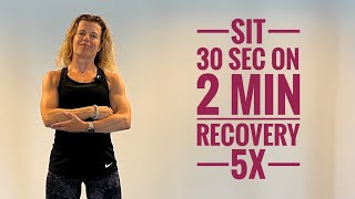 20 min SIT (sprinting interval training) inspired by Dr. Stacy Sims /Workout by AC